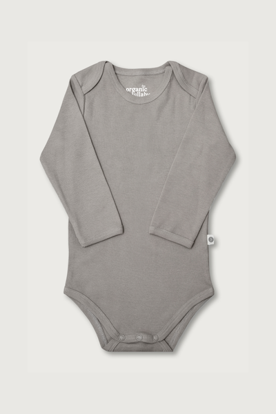 Langærmet rib bodystocking i Gots-certificeret økologisk bomuld fra Organic Lullaby