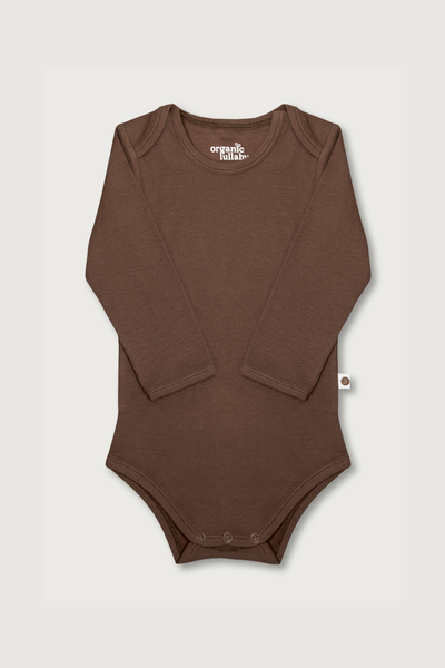 Langærmet rib bodystocking i Gots-certificeret økologisk bomuld fra Organic Lullaby