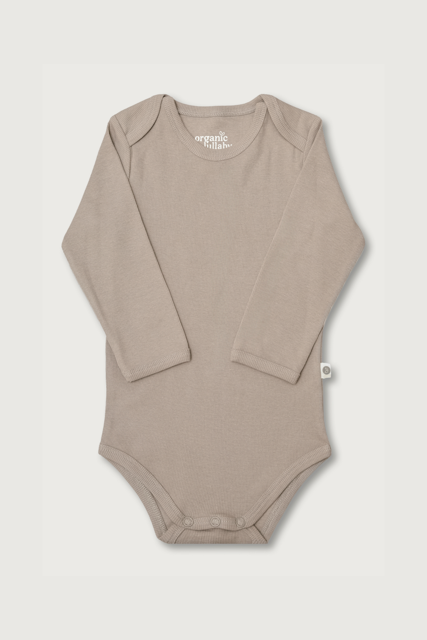 Langærmet rib bodystocking i Gots-certificeret økologisk bomuld fra Organic Lullaby