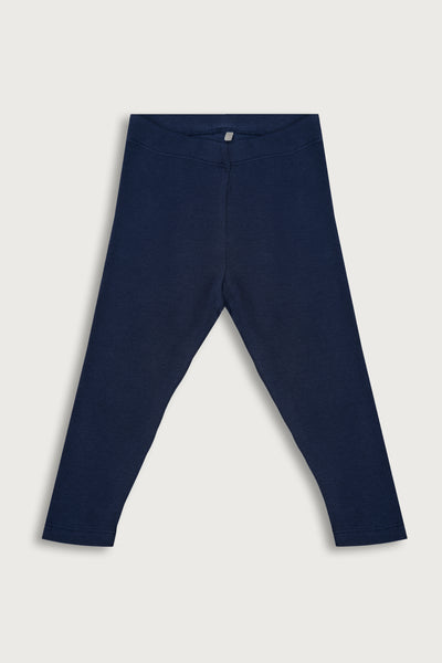 Bløde rib leggings med masser af stræk i GOTS-certificeret økologisk bomuld fra Organic Lullaby. 