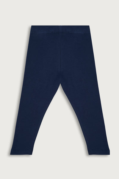 Bløde rib leggings med masser af stræk lavet i GOTS-certificeret økologisk bomuld fra Organic Lullaby. 