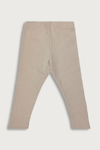Oat rib leggings med masser af stræk i GOTS-certificeret økologisk bomuld fra Organic Lullaby.